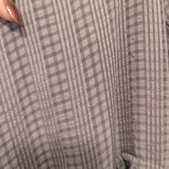 Madewell Square-Neck Tiered Midi Dress in Textured Seersucker - Picture 5 of 9